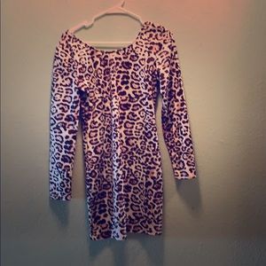 Leopard patterned dress